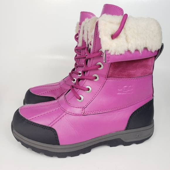 UGG Butte ll Waterproof Winter Boot, Color-Fuschia - Picture 3 of 9